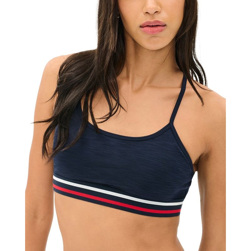 Splits59 Womens Cali Active Rib Bra, Grey